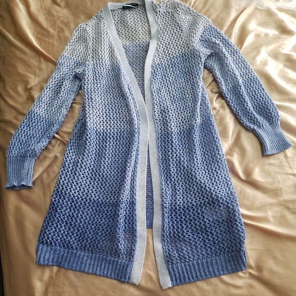 Blue gradient cardigan - Picture 3 of 3